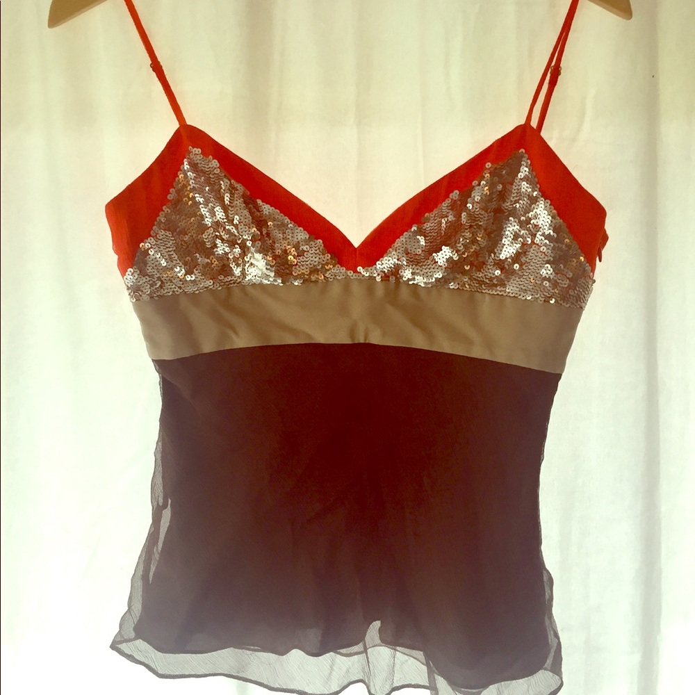 Breezy BCBG dressy tank.  Size small.
